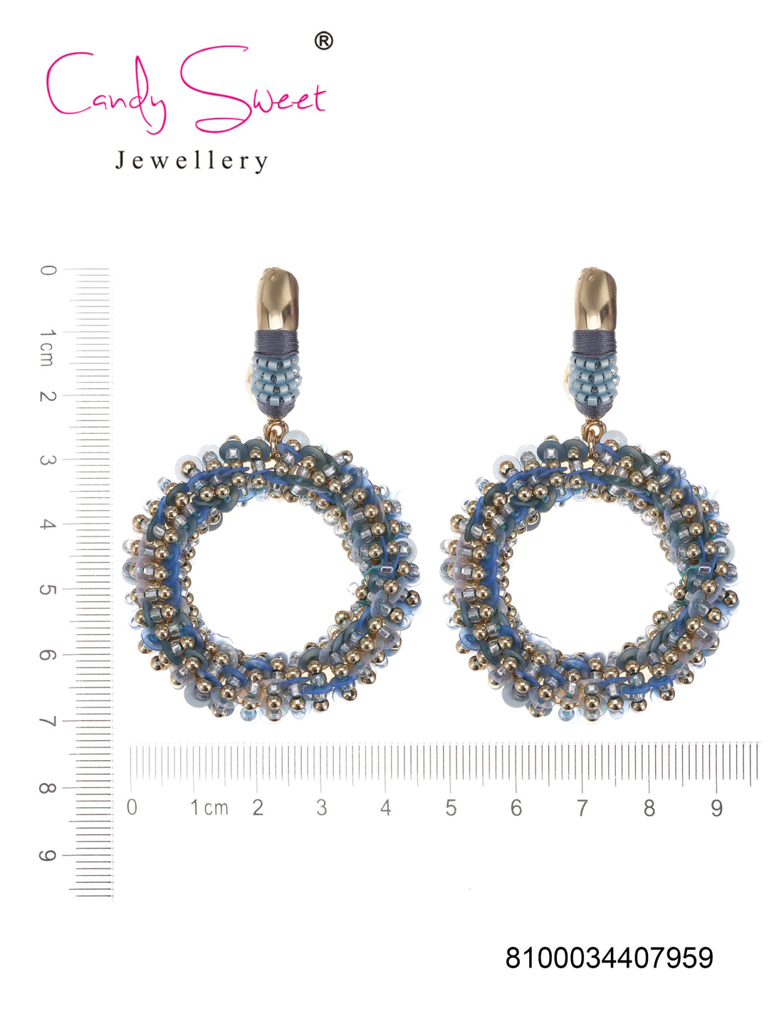 Candy Sweet Jewellery-CS23516-Mesing-Oorbellen