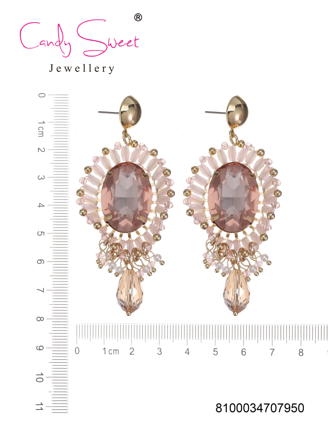 Candy Sweet Jewellery-CS23519-Mesing-Oorbellen