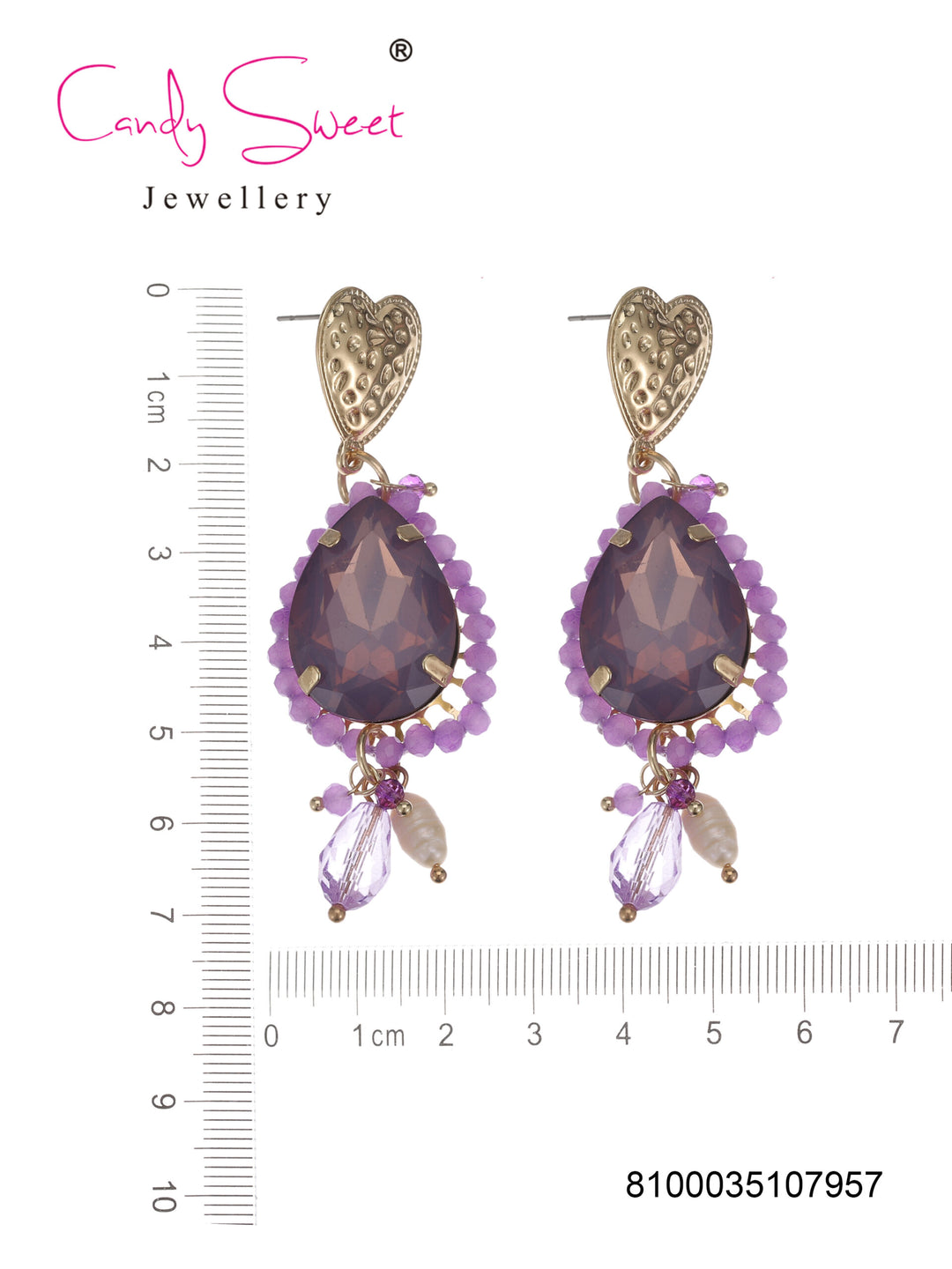 Candy Sweet Jewellery-CS23523-Mesing-Oorbellen
