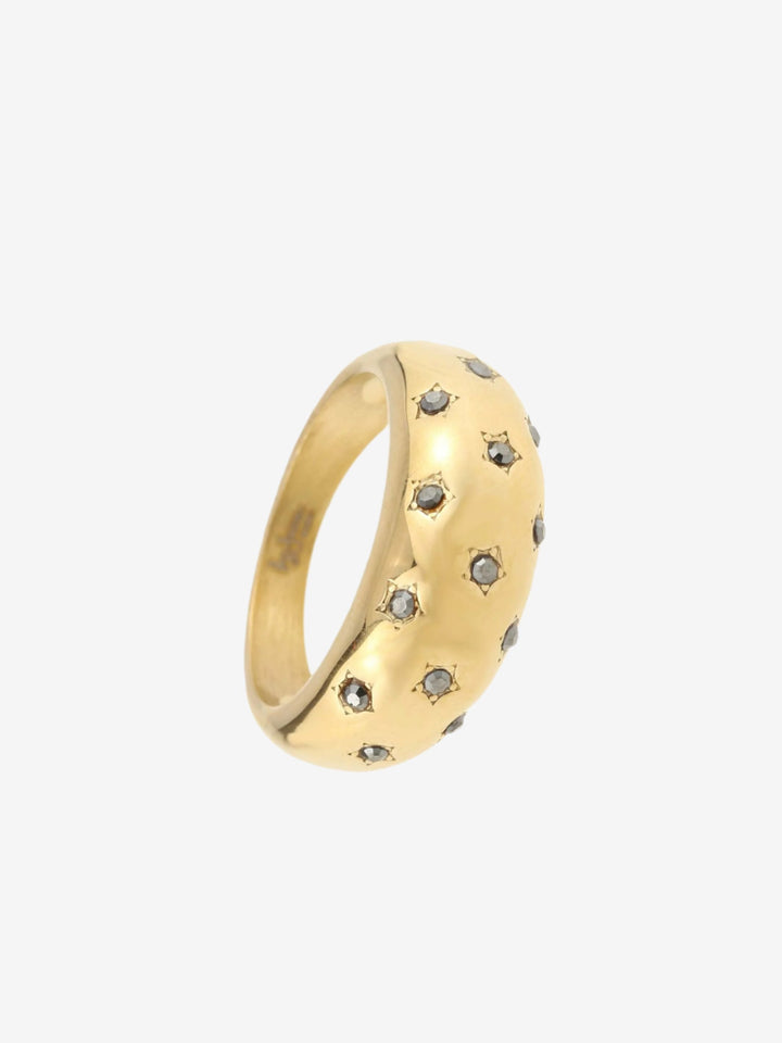 Bold ring met steentjes