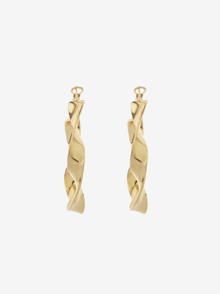 Statement twisted hoops oorring