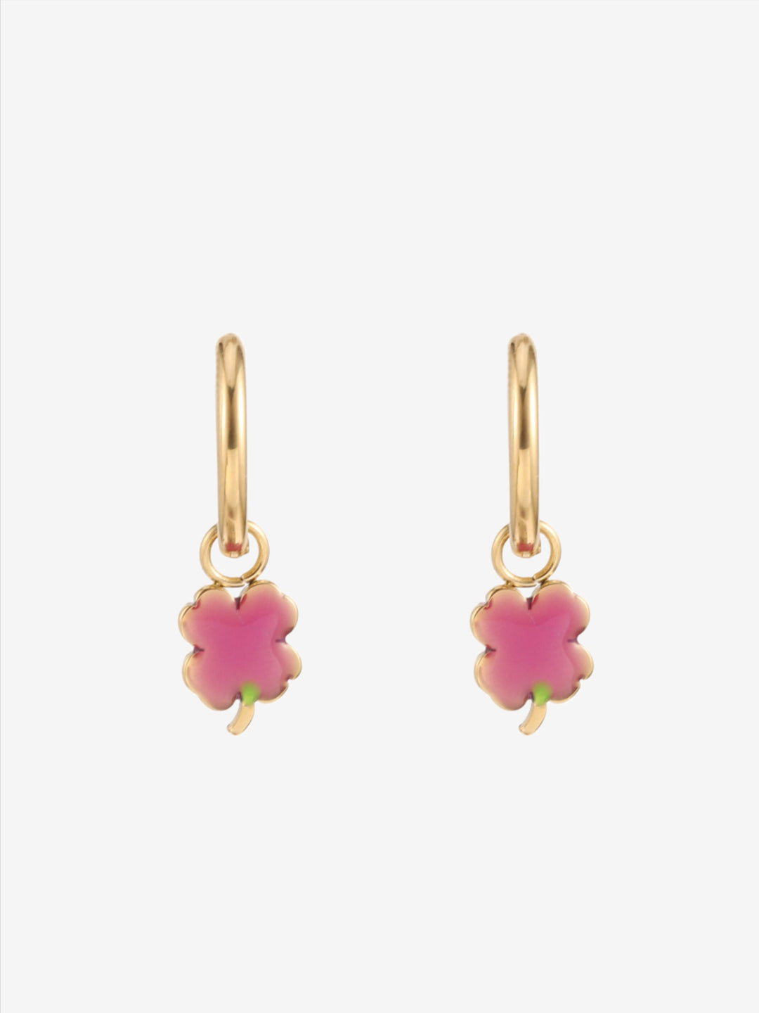 Earrings with clovers