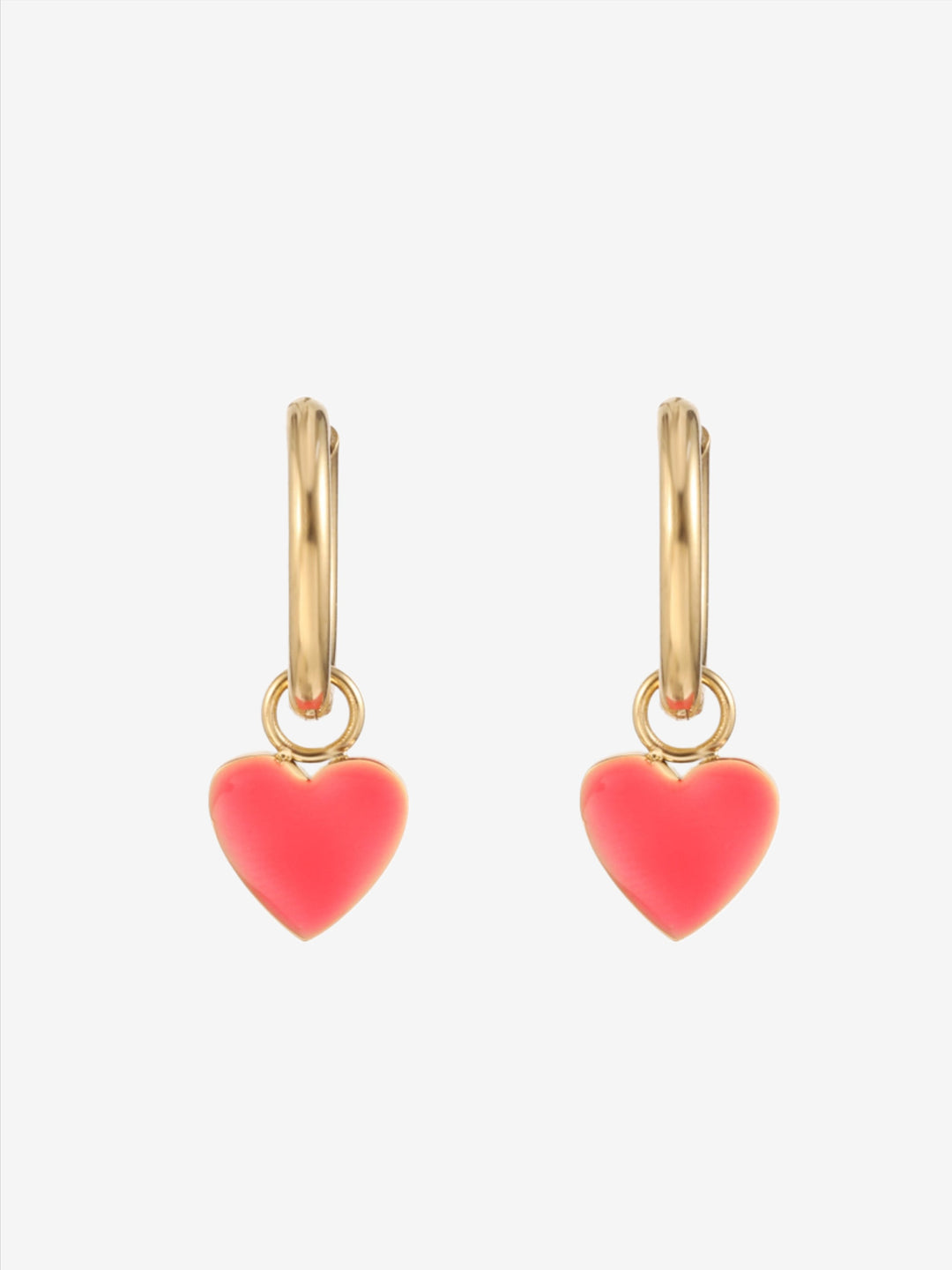 Earrings with hearts