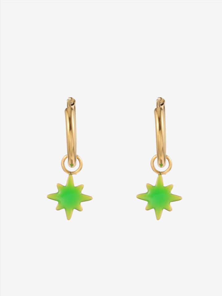 Earrings with stars