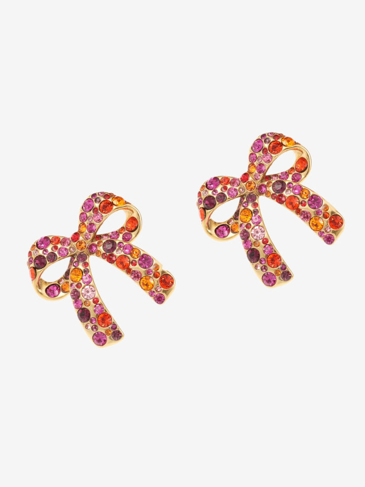 Strik met tutti fruitti kristalstenen studs