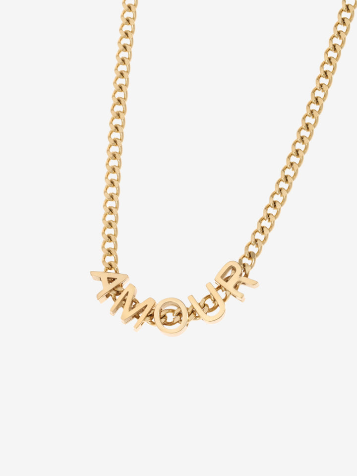 Ketting met bold letters AMOUR