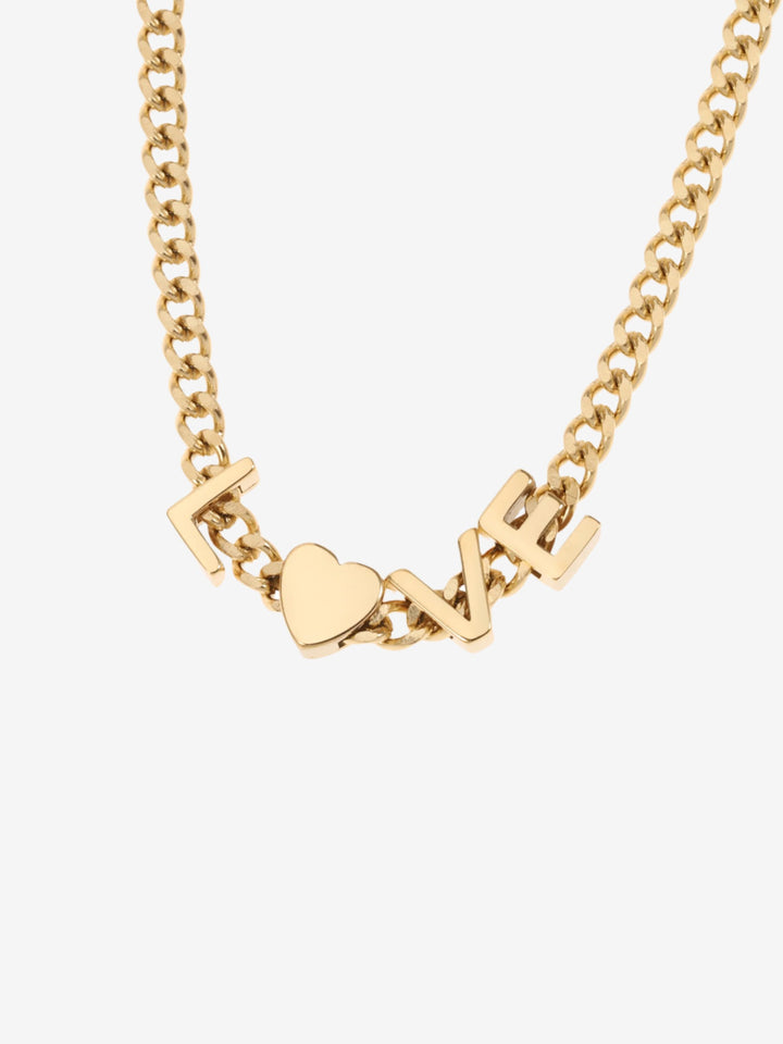 Ketting love met hartje