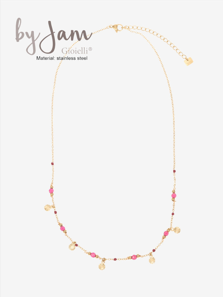 Collier avec perles et pièces de monnaie