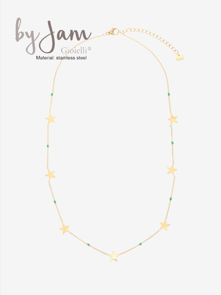 Collier avec étoiles