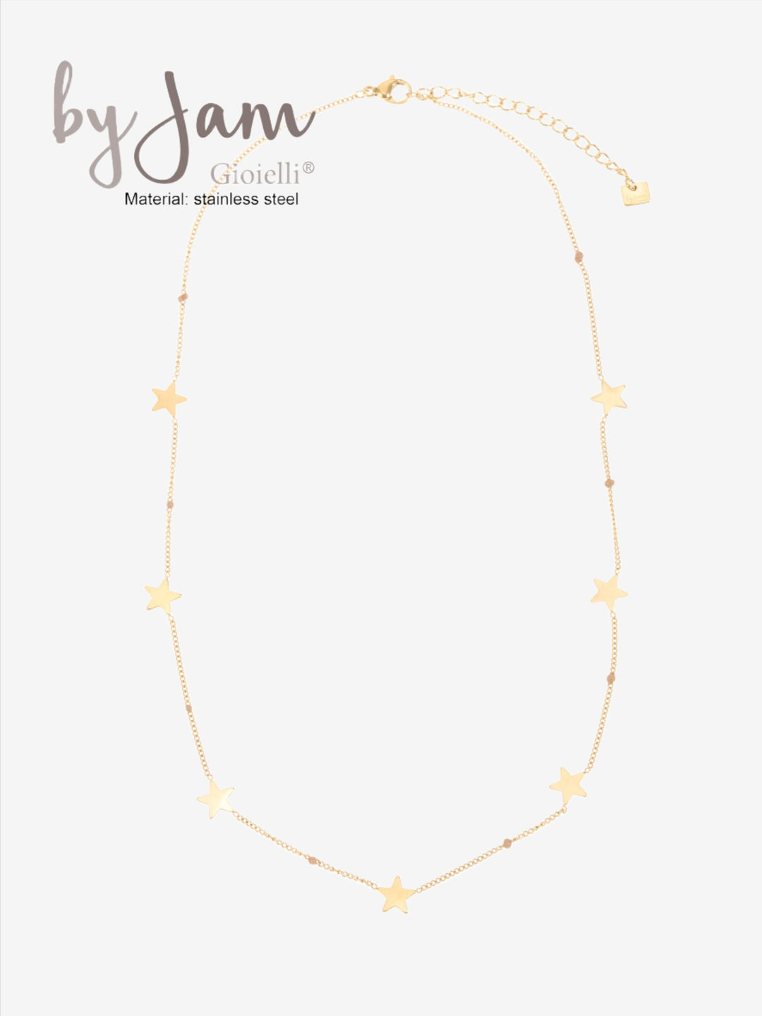 Necklace with stars