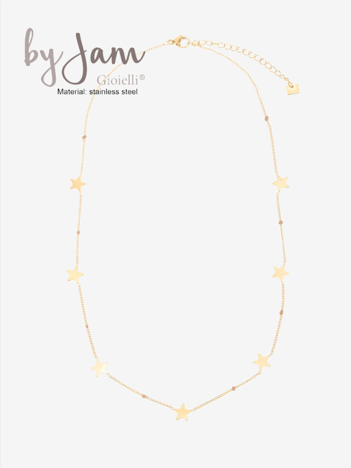 Necklace with stars