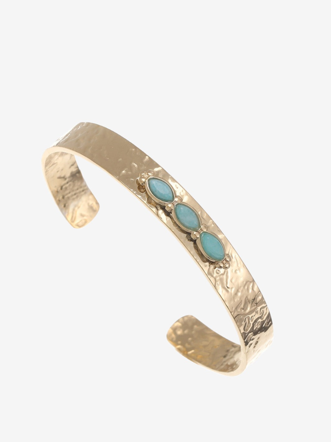 Bangle with stones in the center