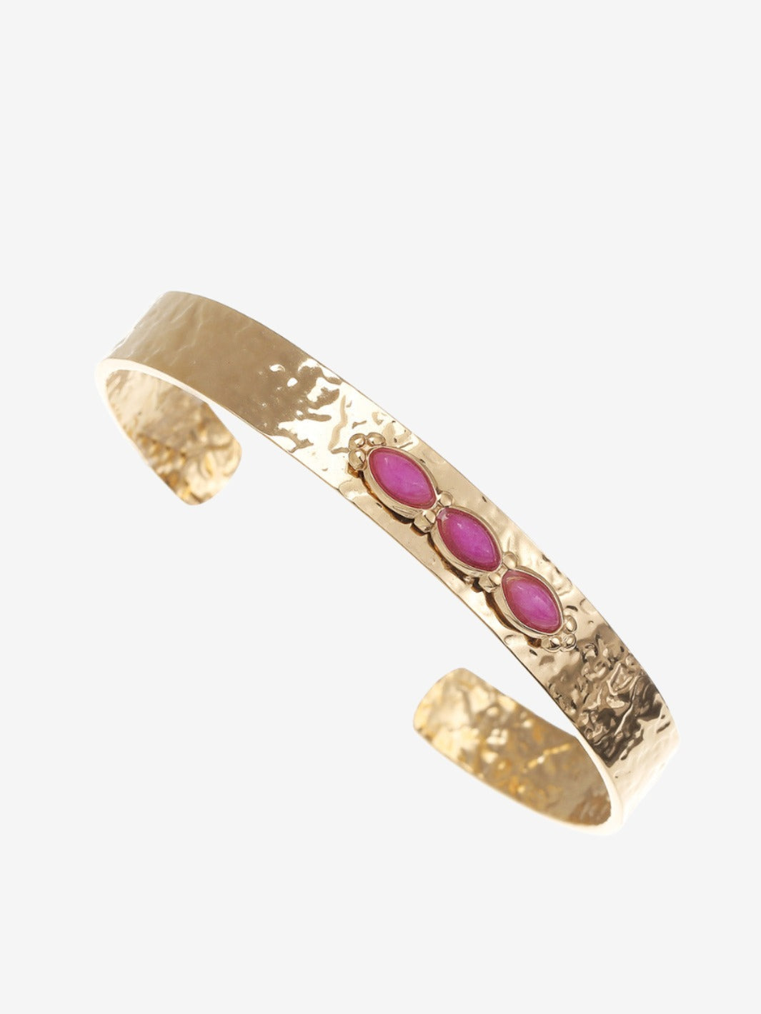 Bangle with stones in the center