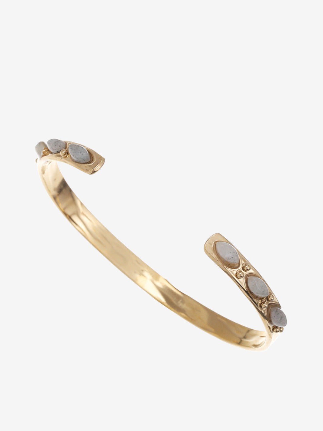 Bangle with stones on the side