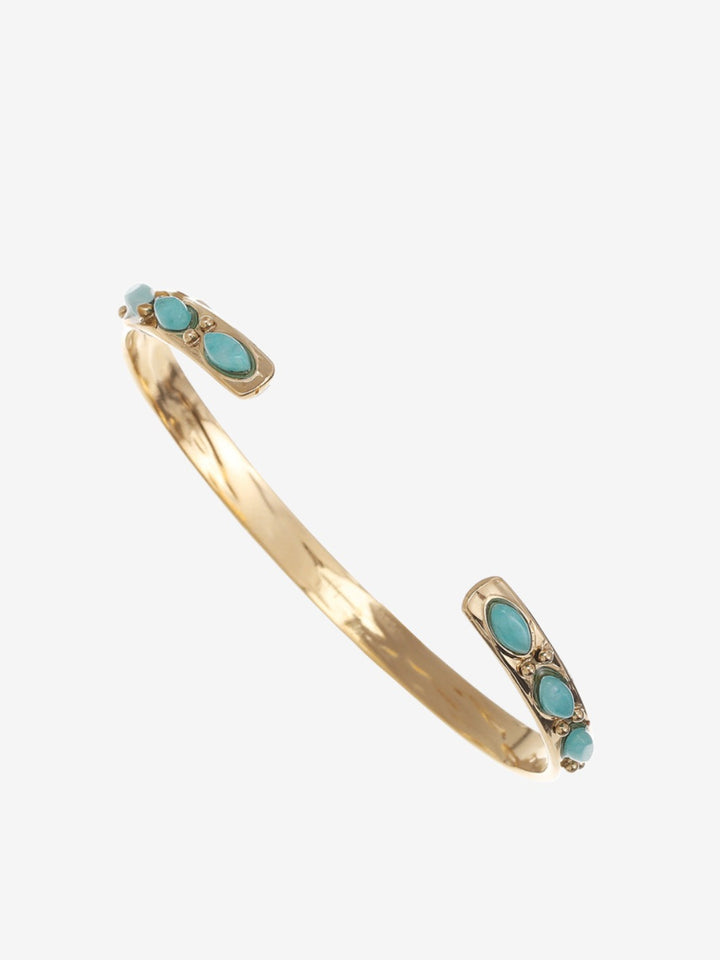 Bangle with stones on the side