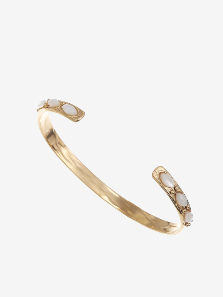 Bangle with stones on the side