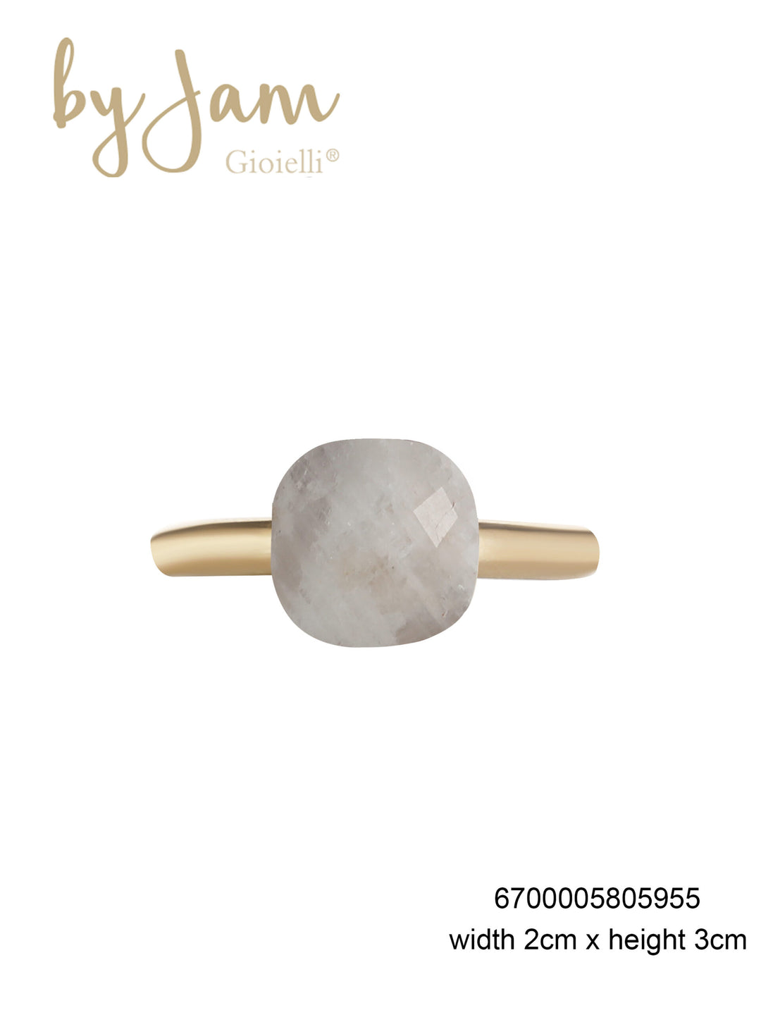 By Jam Gioielli-BJ16789-Stainless Steel-Ring