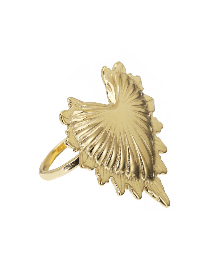 ByJam One Size Ring - Hart - Roestvrij Staal - Hypoallergeen - 0x3x3.5 cm - Goud