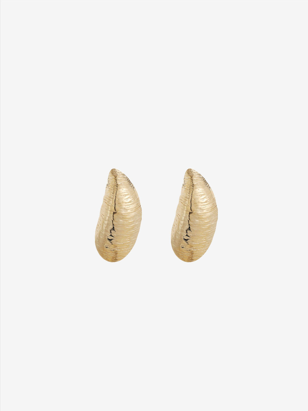 Earrings silkworm pupa shape