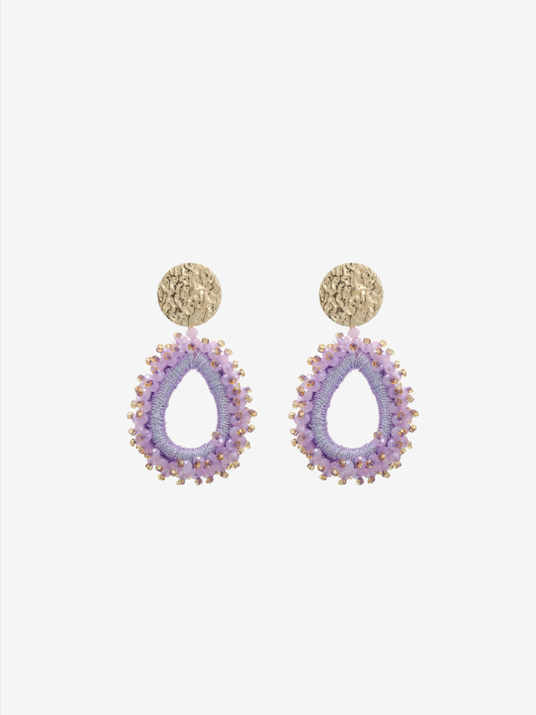 Boucles d'oreilles avec goutte d'eau