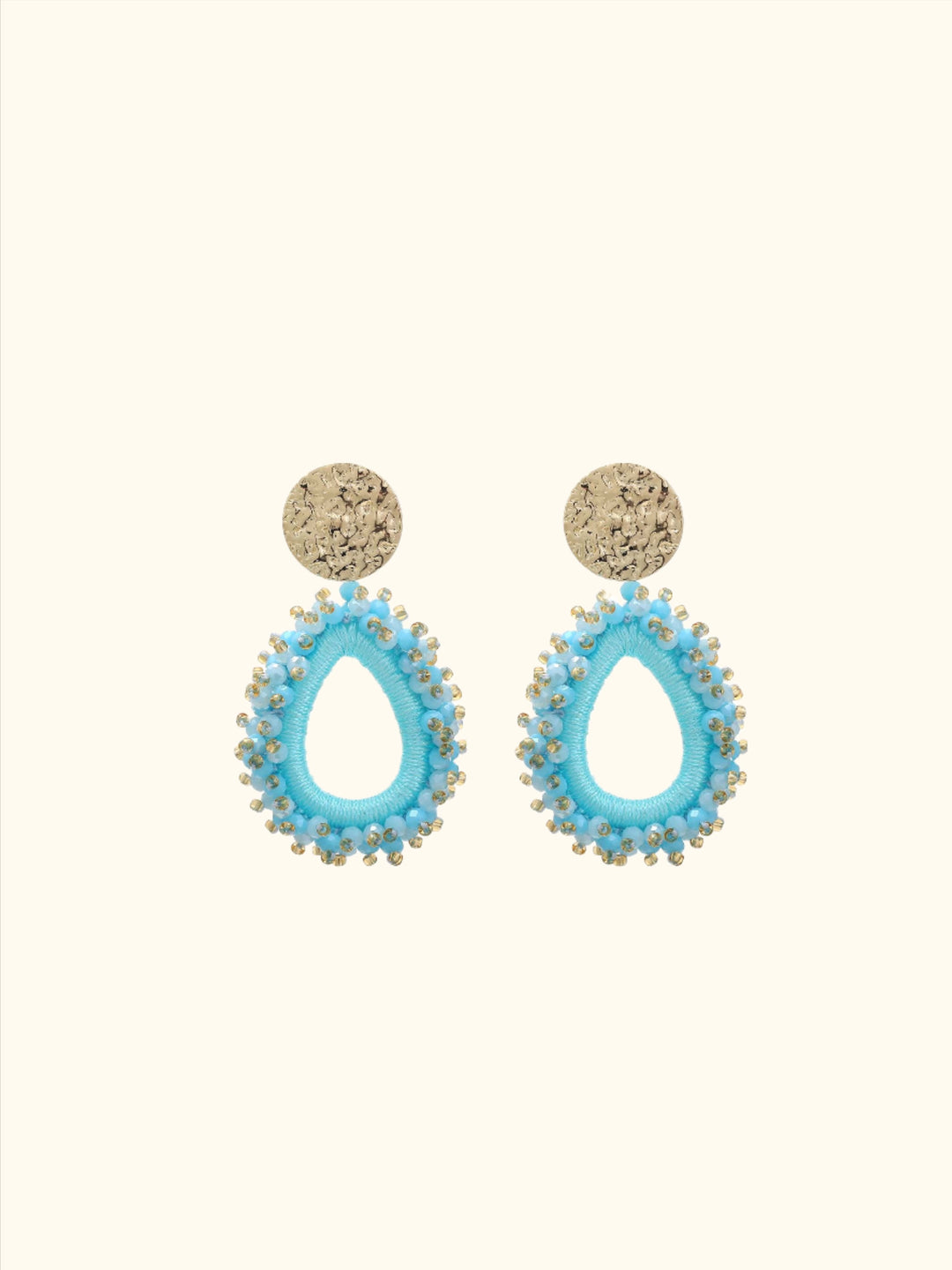 Earrings with water drop