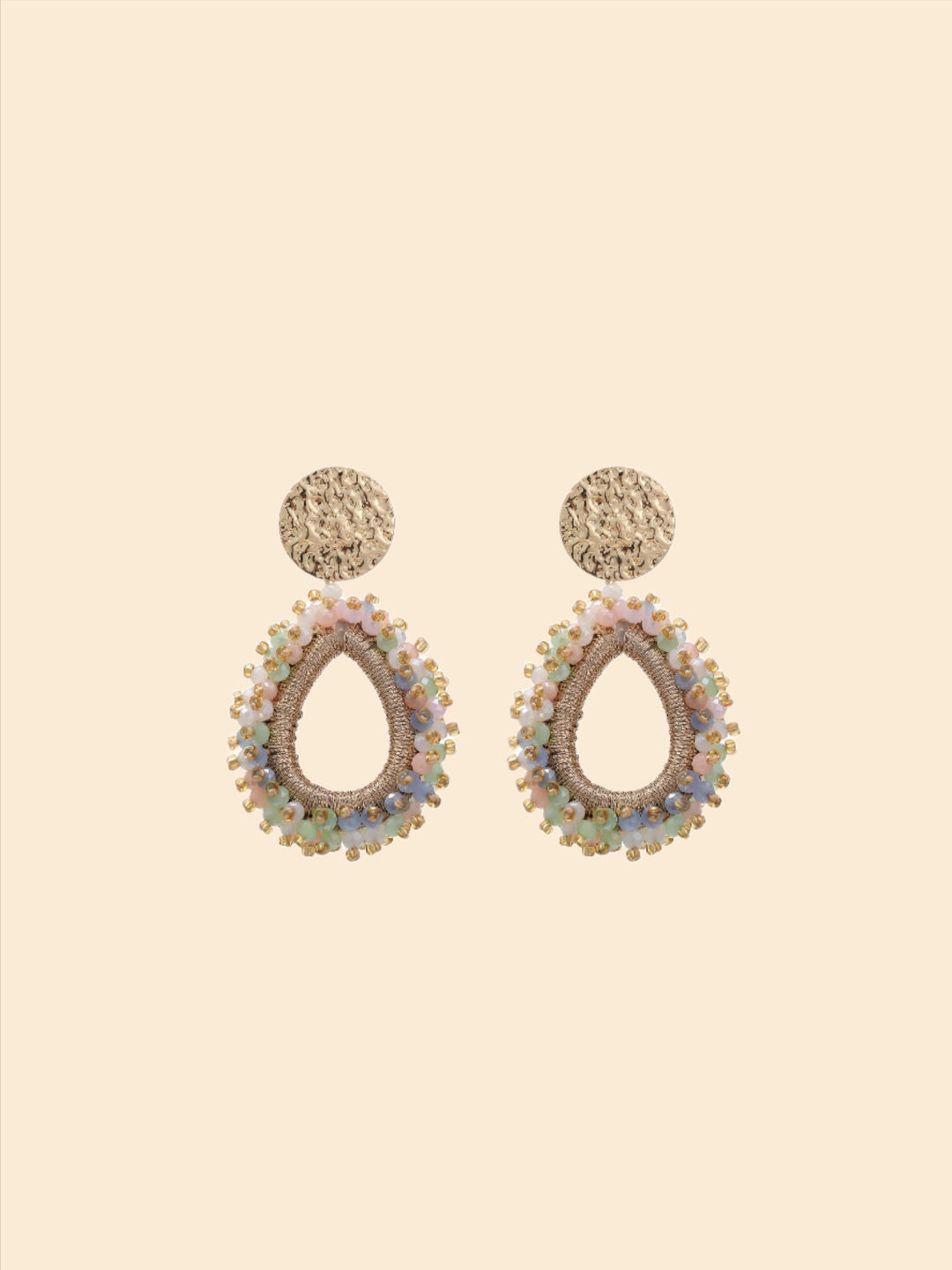 Earrings with water drop