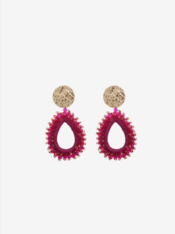 Earrings with water drop