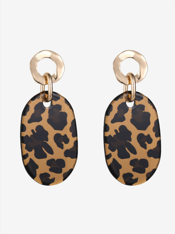 Safari jungle glam oorhanger