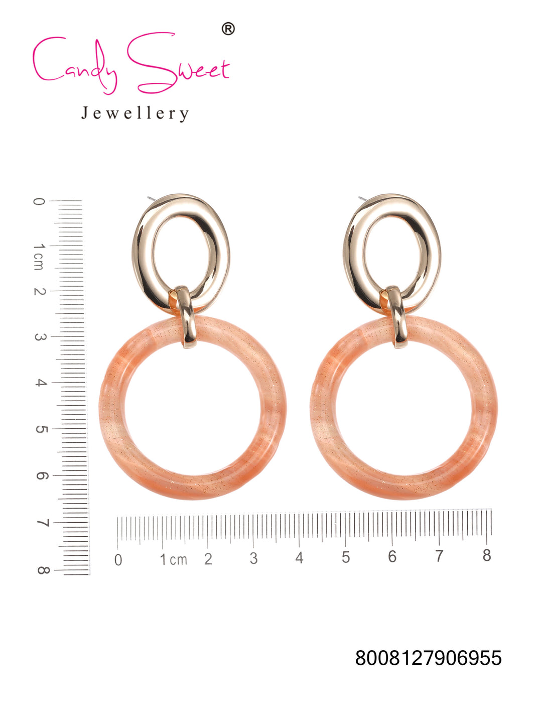 Candy Sweet Jewellery-CS23381-Mesing-Oorbellen