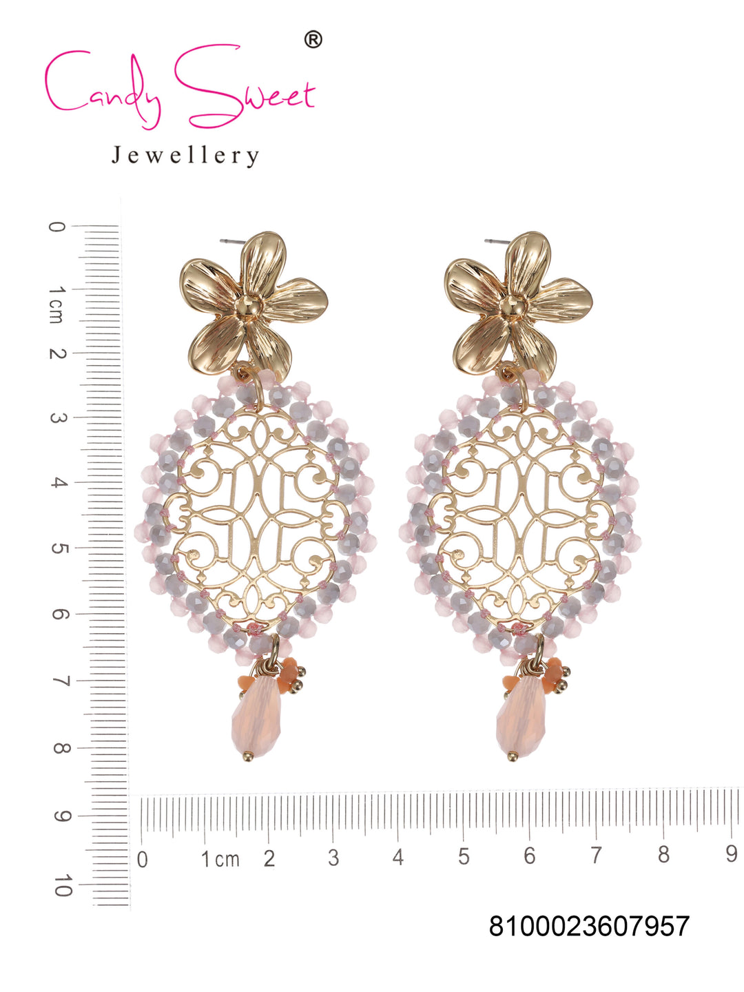 Candy Sweet Jewellery-CS23408-Mesing-Oorbellen