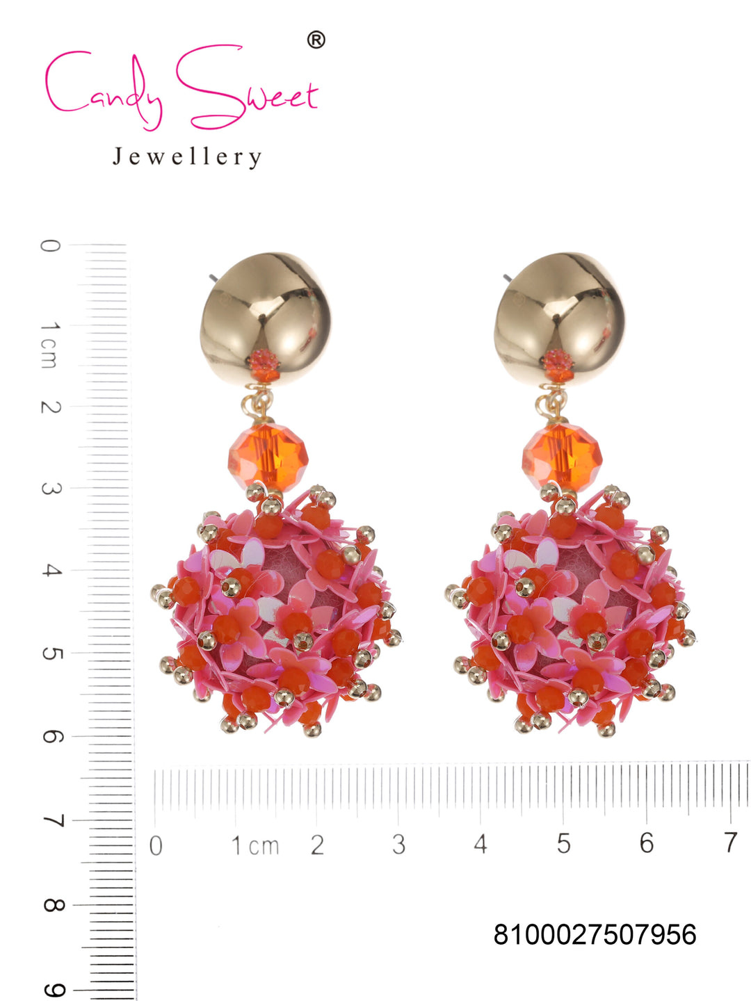 Candy Sweet Jewellery-CS23447-Mesing-Oorbellen