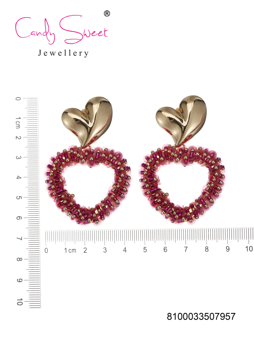 Candy Sweet Jewellery-CS23507-Mesing-Oorbellen