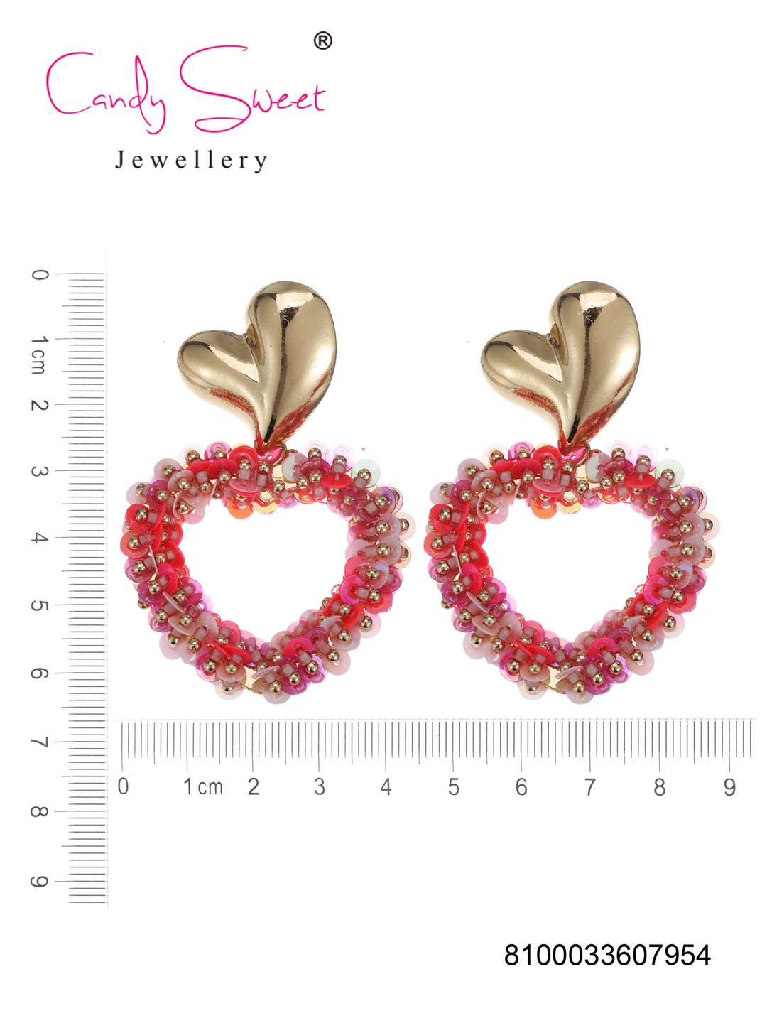 Candy Sweet Jewellery-CS23508-Mesing-Oorbellen