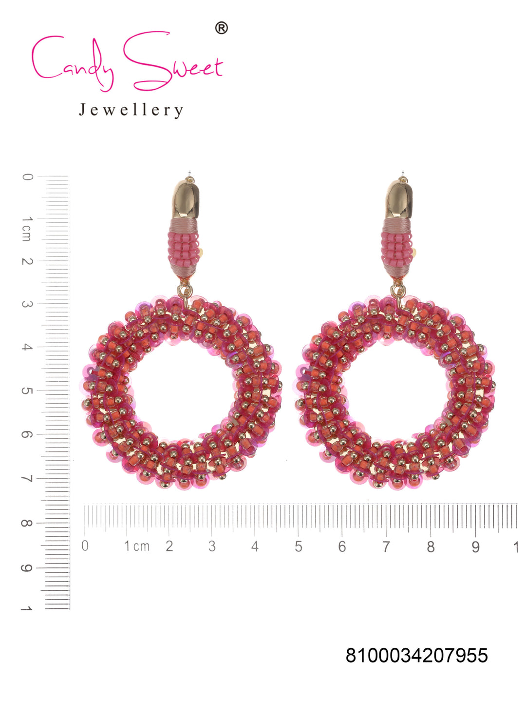 Candy Sweet Jewellery-CS23514-Mesing-Oorbellen