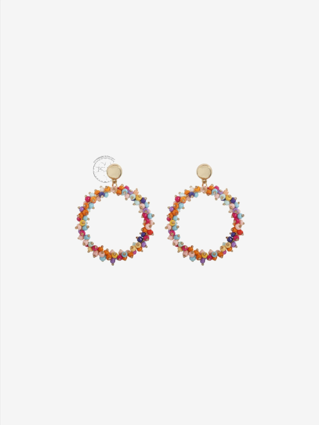 Boucles d'oreilles cercle fusion Elizabeth